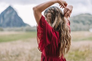 Harmony Maxi Dress - Rosewood