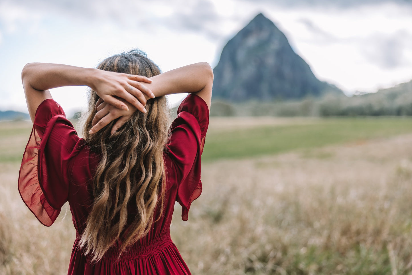 Harmony Maxi Dress - Rosewood
