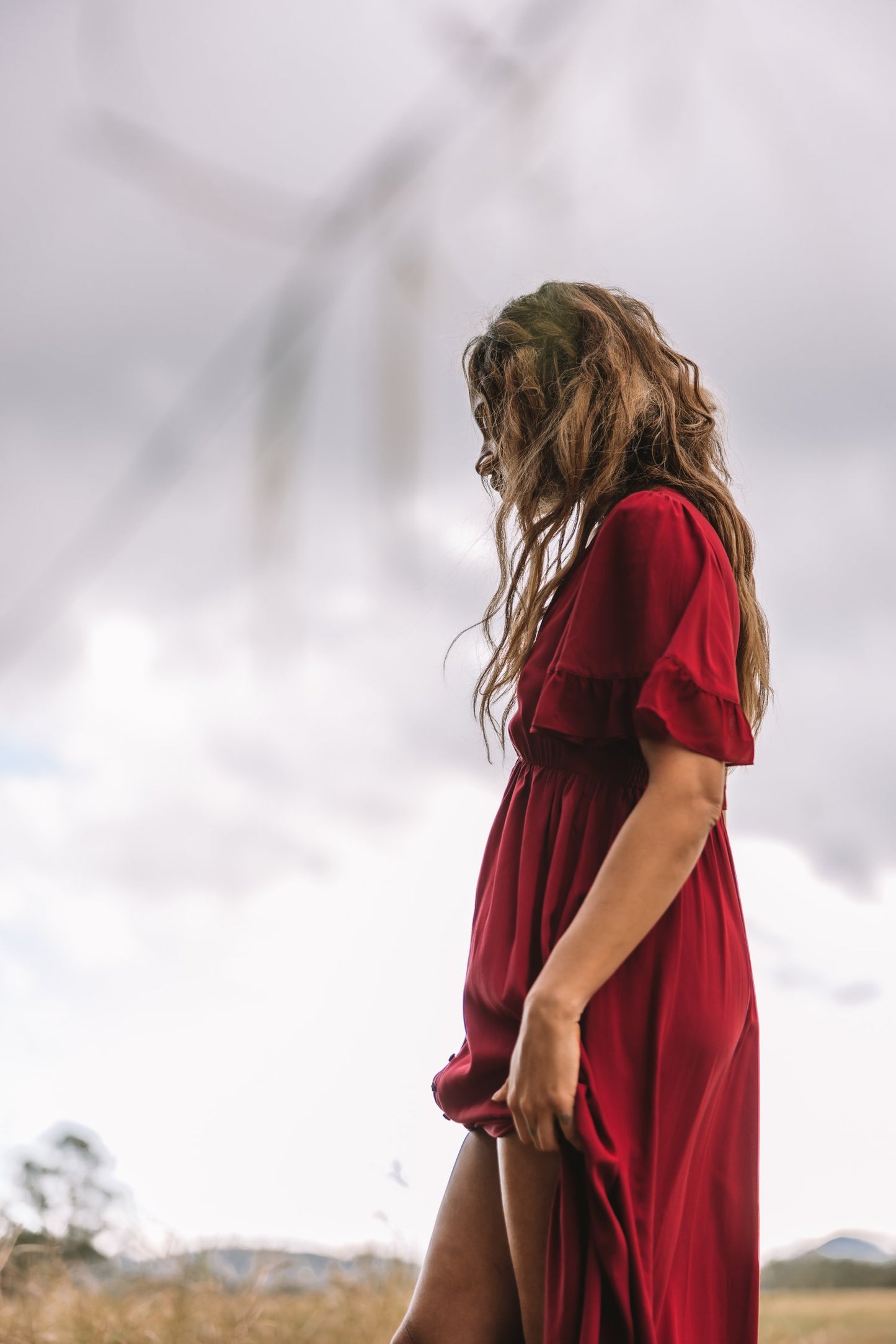 Harmony Maxi Dress - Rosewood