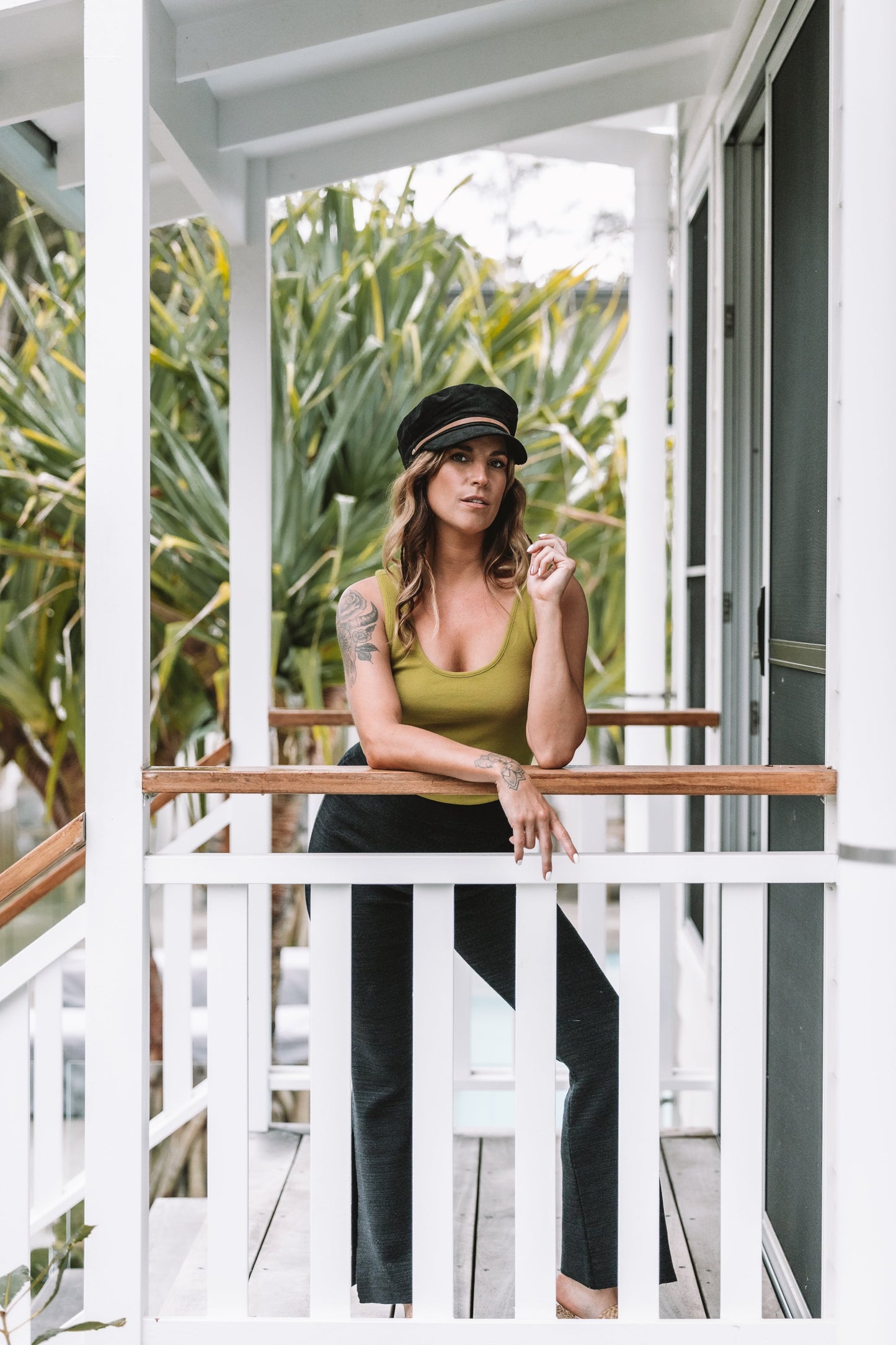 Rosie Rib Tank - Olive