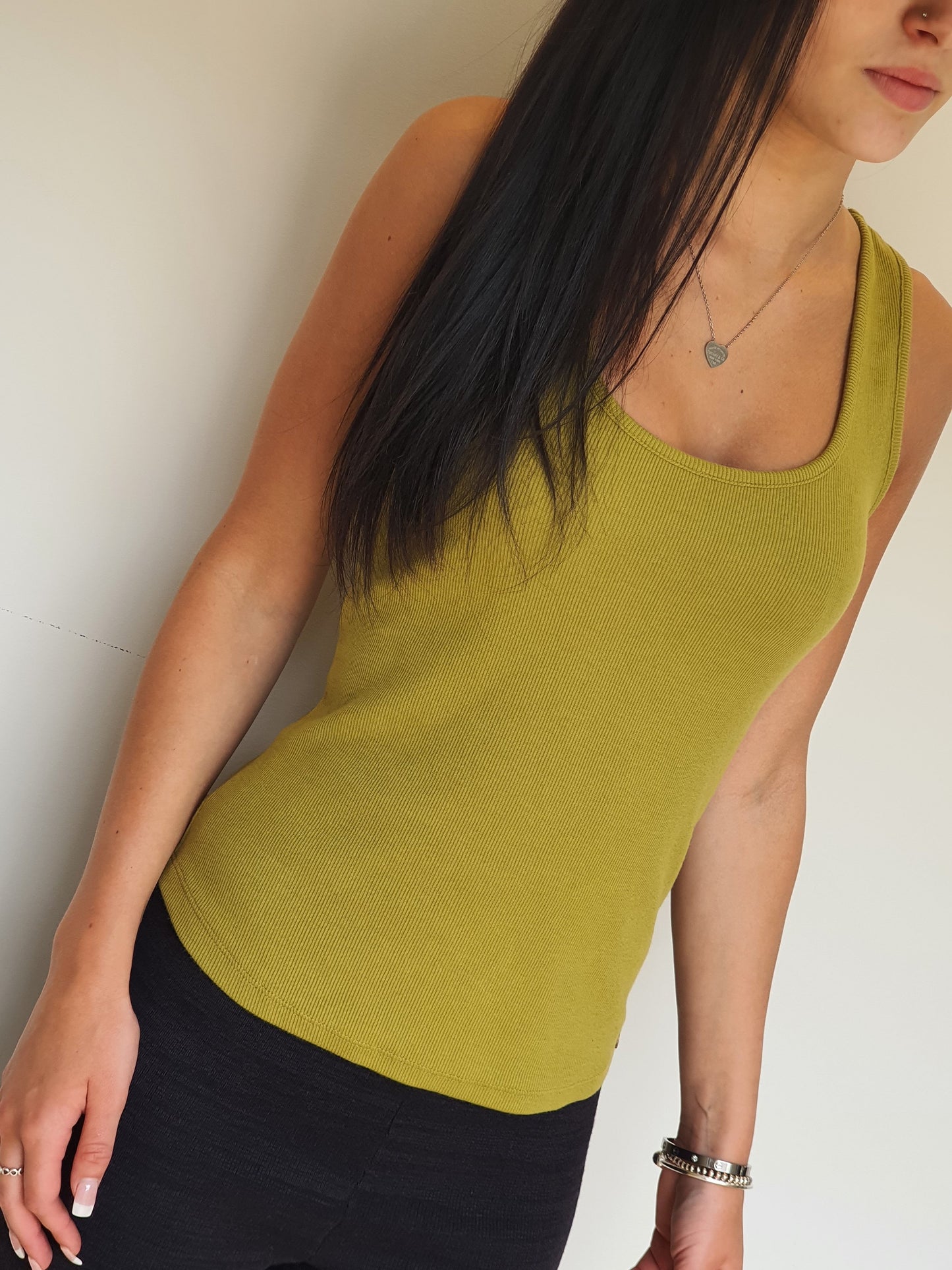 Rosie Rib Tank - Olive