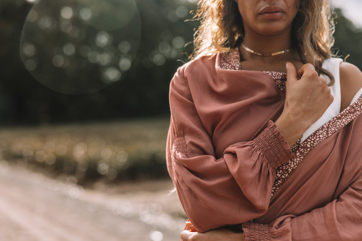 Women wearing Bohemian Kimono wrap