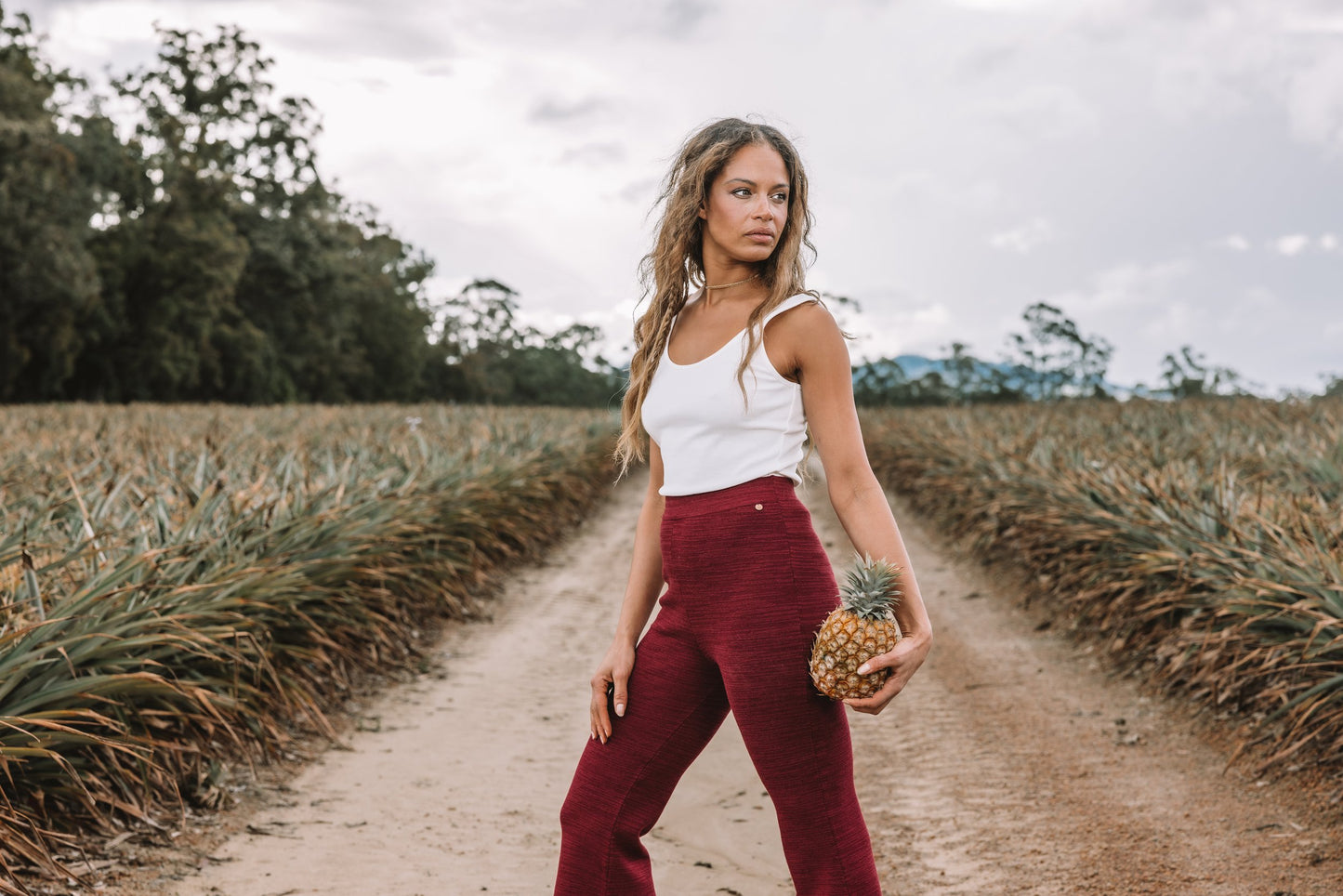 Rosie Rib Tank - Coconut Milk